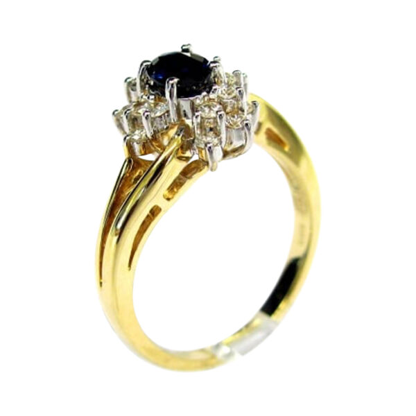 Ladies Sapphire and Diamond Ring - Image 2