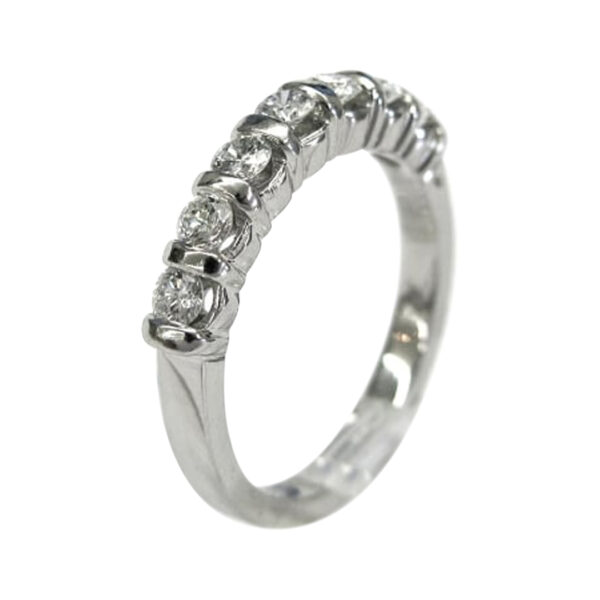 Ladies Diamond Wedding Band