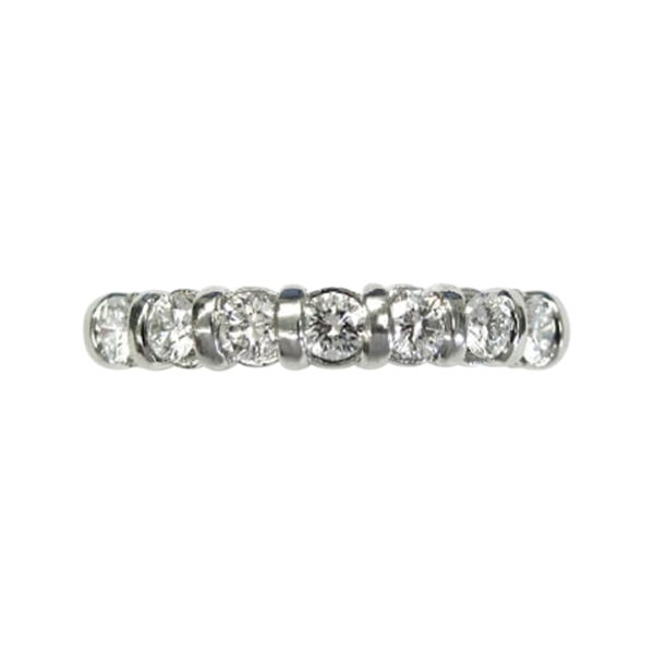 Ladies Diamond Wedding Band - Image 2