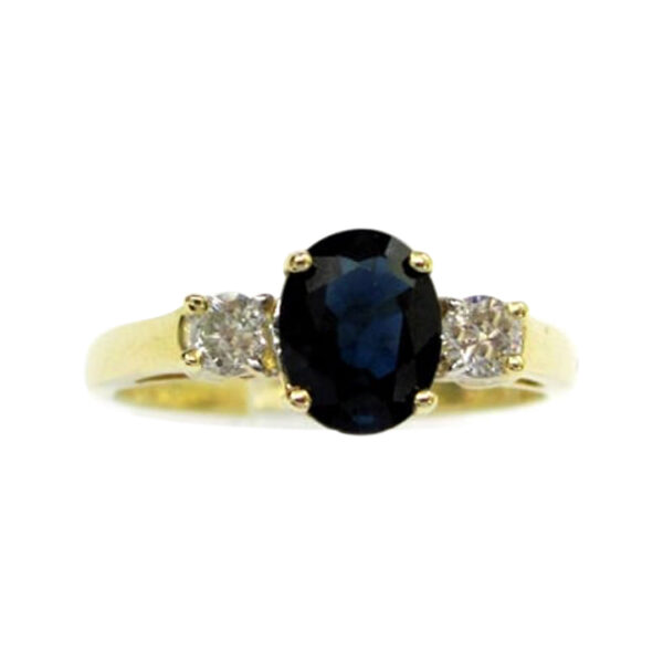 Ladies Sapphire and Diamond Ring