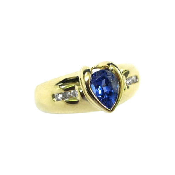 Ladies Diamond and Levian Tanzanite Ring