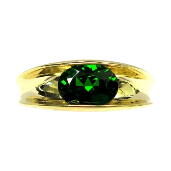 Ladies Green Tourmaline Ring