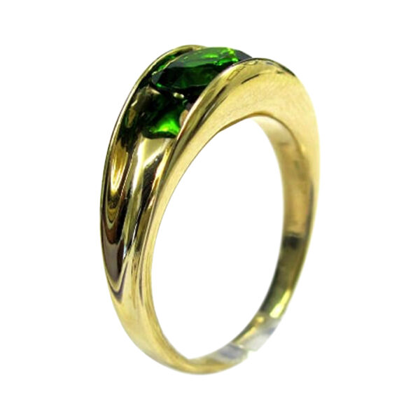 Ladies Green Tourmaline Ring - Image 2