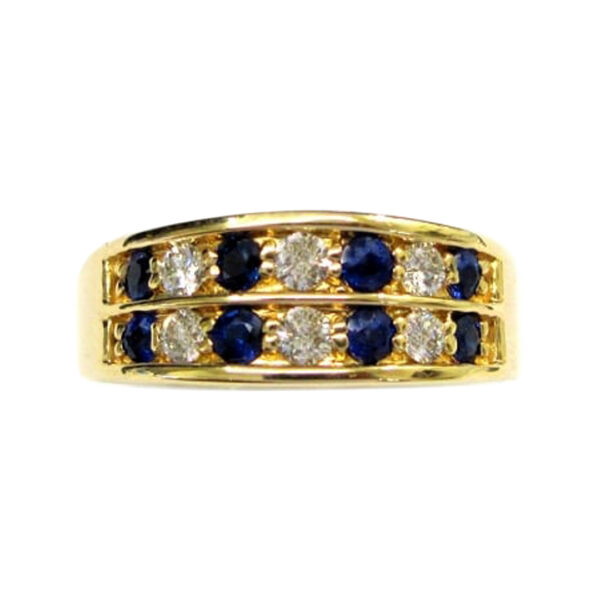 Ladies Sapphire and Diamond Ring