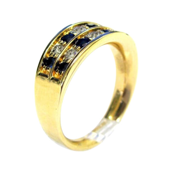 Ladies Sapphire and Diamond Ring - Image 2