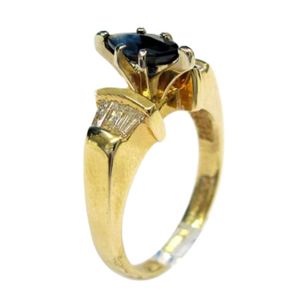 Ladies Sapphire and Diamond Ring - Image 2