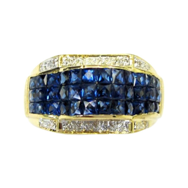 Ladies Sapphire and Diamond Ring