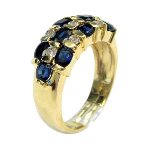 Ladies Sapphire and Diamond Ring