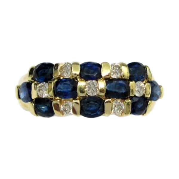 Ladies Sapphire and Diamond Ring - Image 2