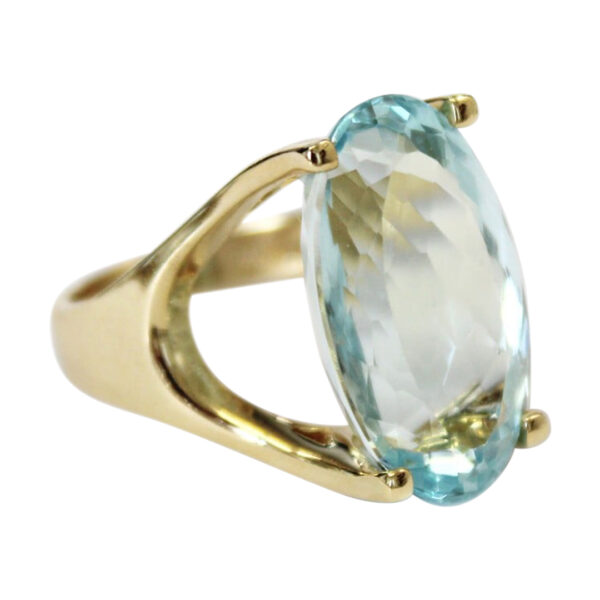 Ladies Blue Topaz Ring