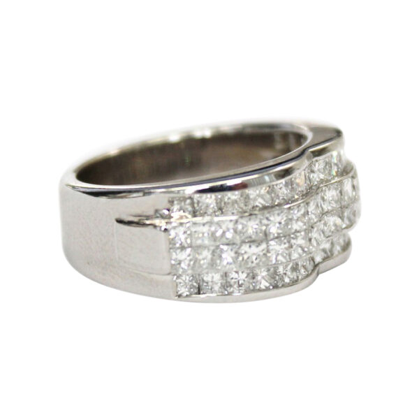 Ladies Diamond Wedding Band - Image 2