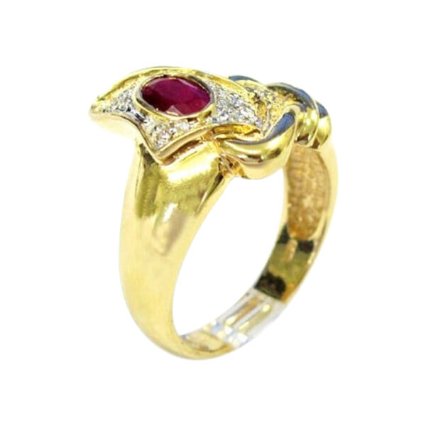 Ladies Ruby and Diamond Ring - Image 2