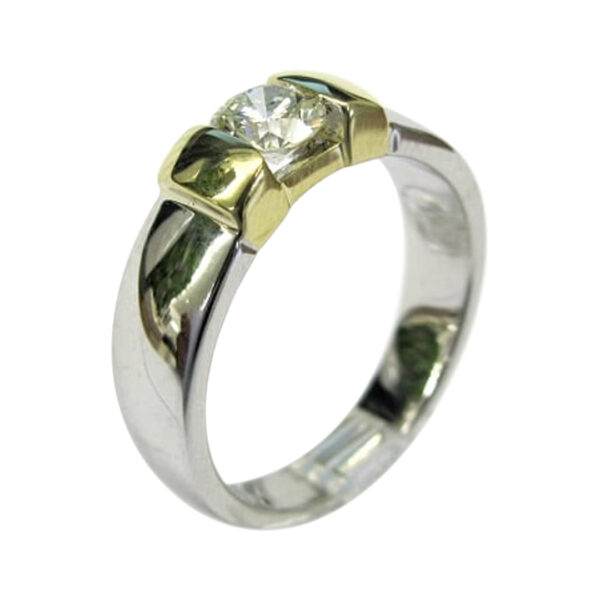 Mens Diamond Wedding Band - Image 2