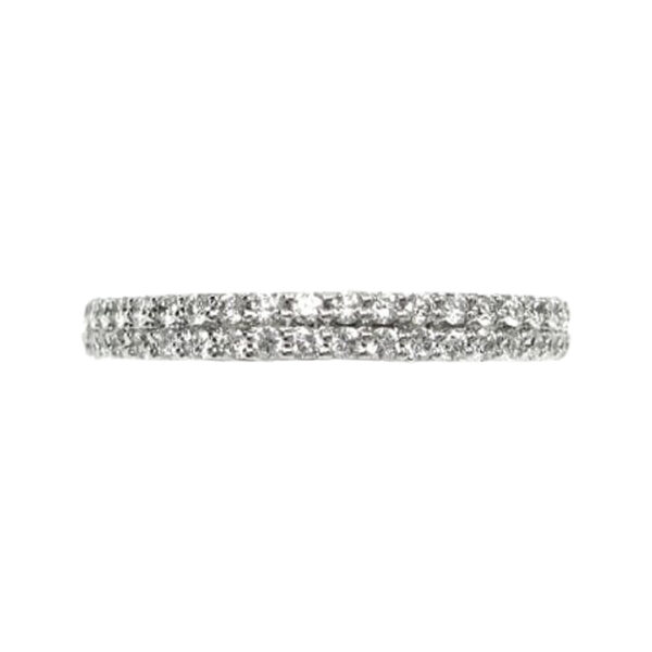 Ladies Diamond Wedding Band - Image 2