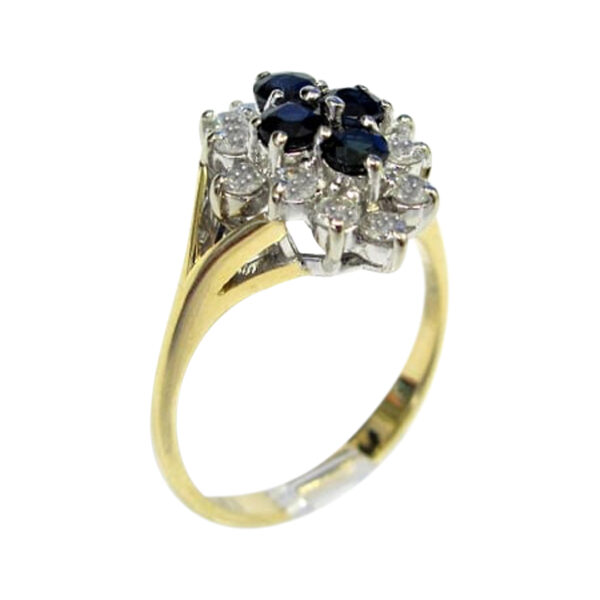 Ladies Sapphire and Diamond Ring