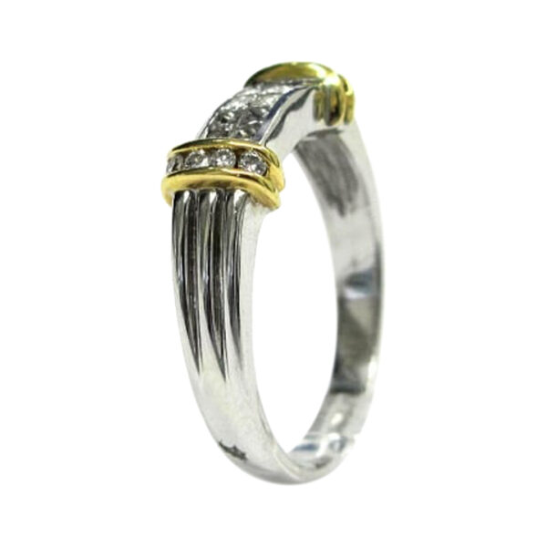 Mens Diamond Wedding Band - Image 2