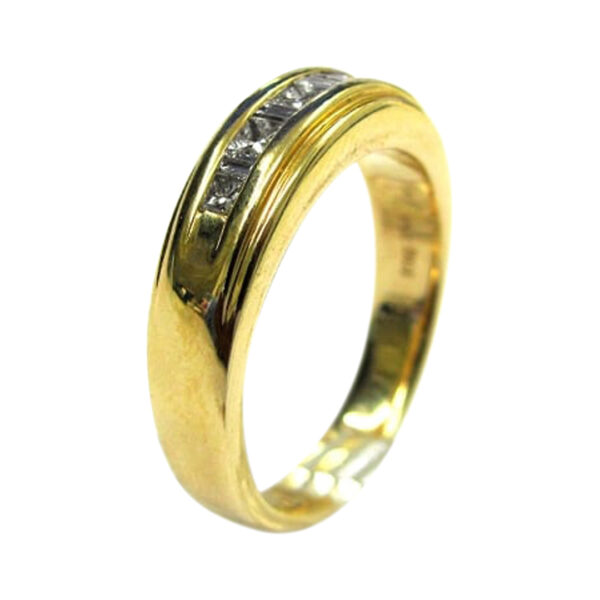 Mens Diamond Wedding Band - Image 2