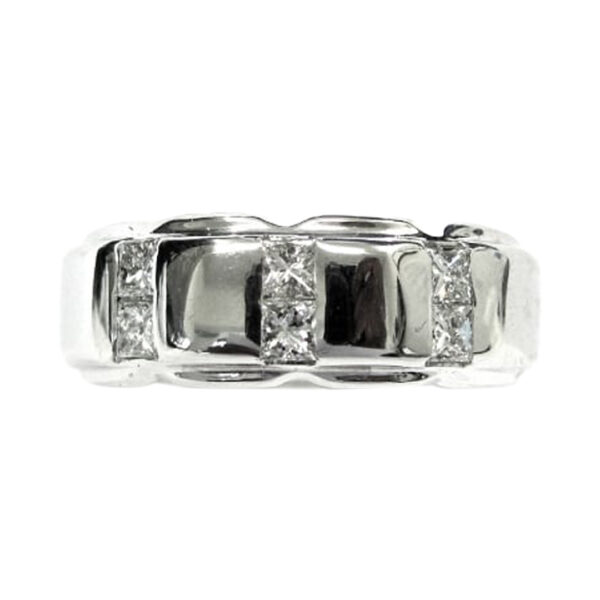 Mens Diamond Wedding Band