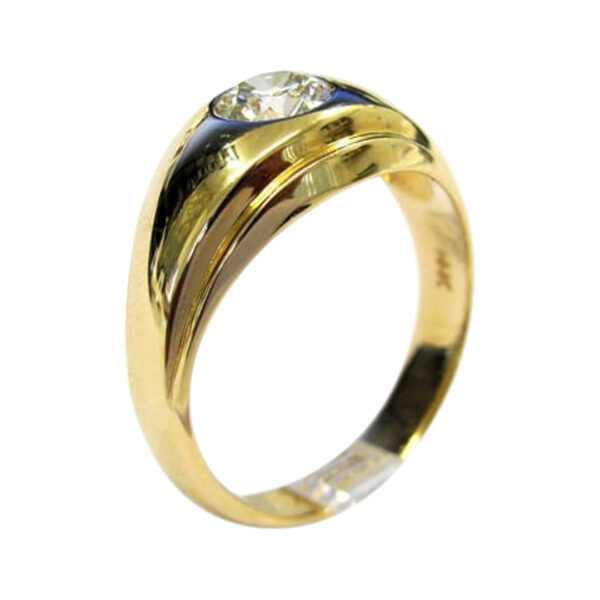 Mens Diamond Wedding Band - Image 2