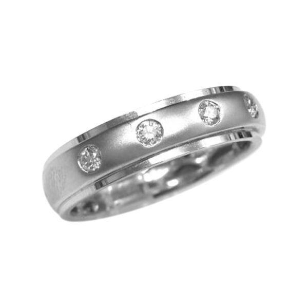 Mens Diamond Wedding Band