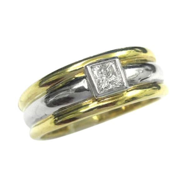 Mens Diamond Wedding Band - Image 2