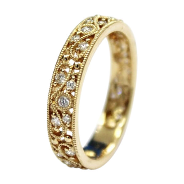 Ladies Diamond Stackable Ring - Image 2