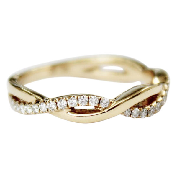 Ladies Diamond stackable Ring - Image 2