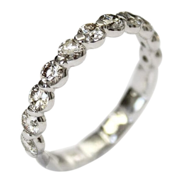 Ladies Diamond Wedding Band