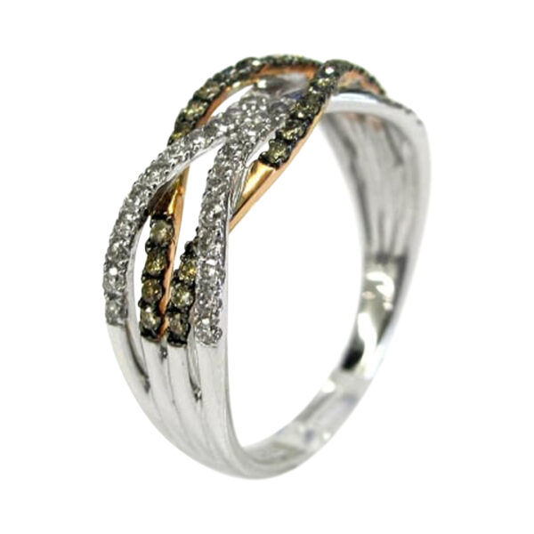 Ladies Brown Diamond Ring - Image 2