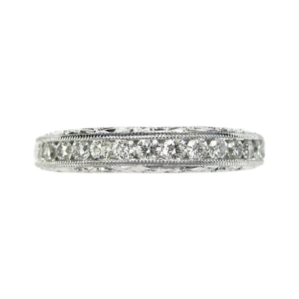 Ladies Diamond Wedding Band - Image 2