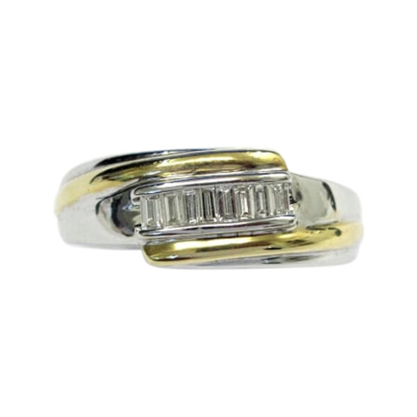 Mens Diamond Wedding Band - Image 2