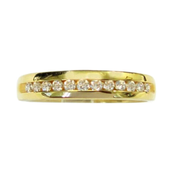 Ladies Diamond Wedding Band - Image 2