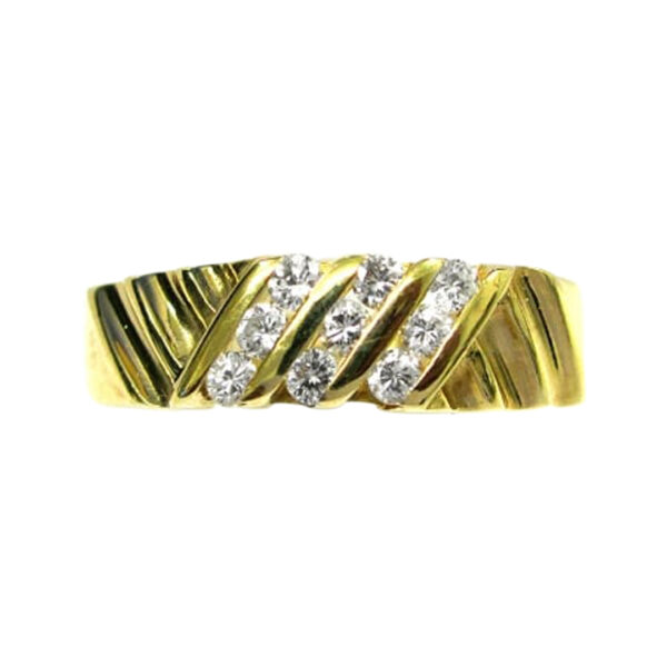 Mens Diamond Wedding Band - Image 2