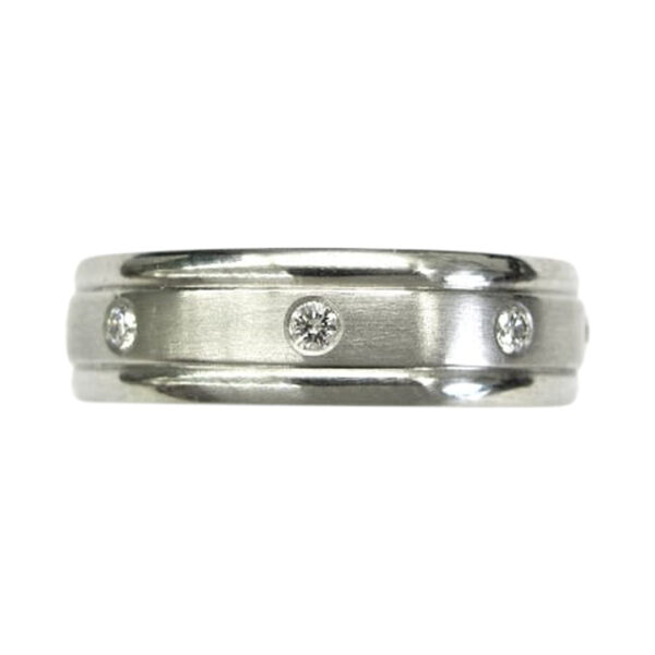 Mens Diamond Wedding Band