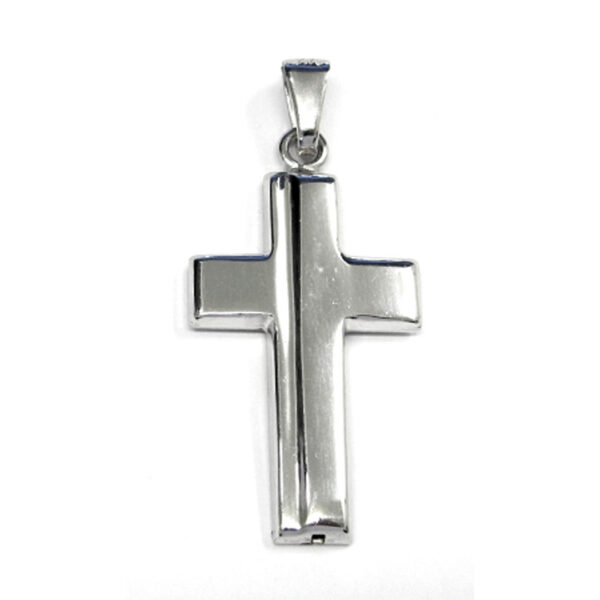 White Gold Cross Pendant