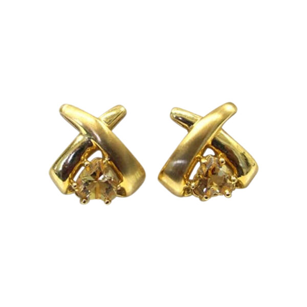 Ladies Citrine Earrings