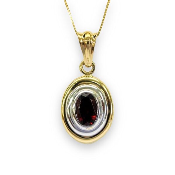 Ladies Garnet Pendant