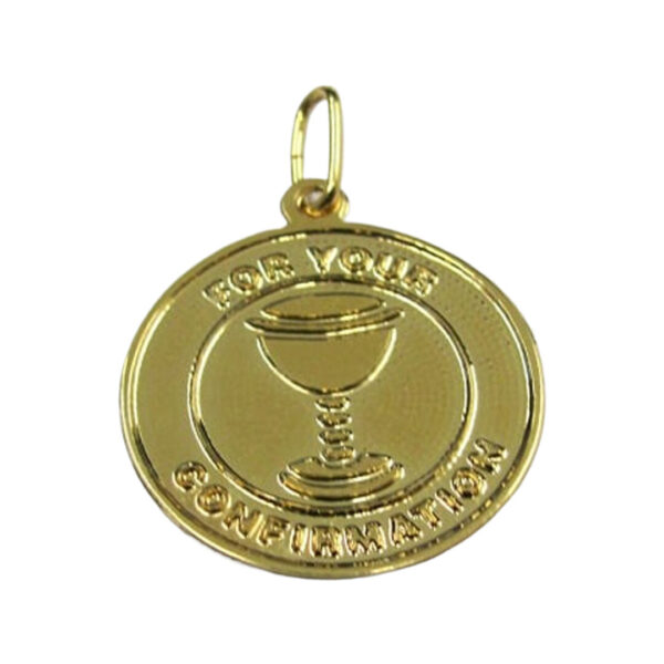 Yellow Gold Confirmation Medal