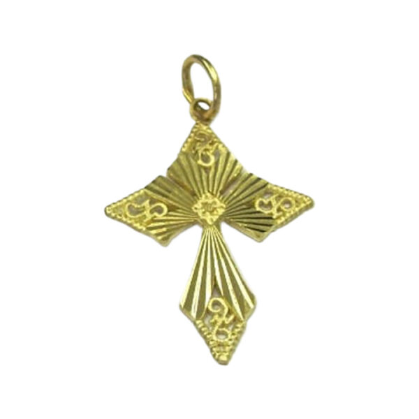 Yellow Gold Cross Pendant