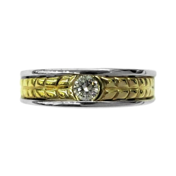 Mens Diamond Wedding Band