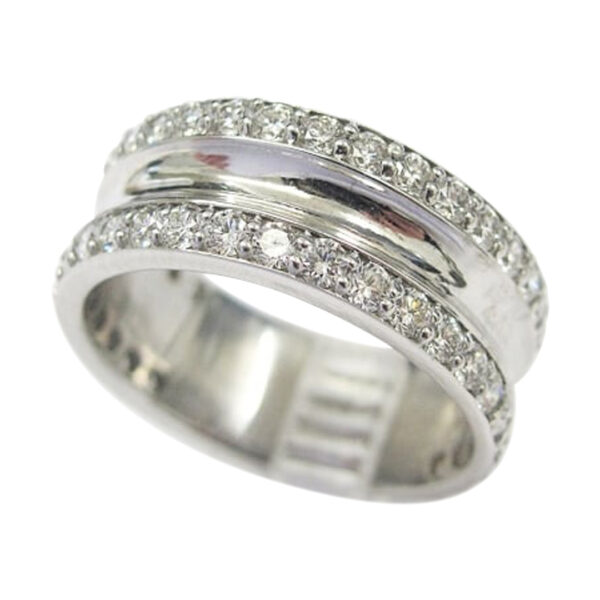 Ladies Diamond Wedding Band - Image 2