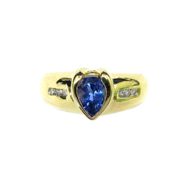 Ladies Diamond and Levian Tanzanite Ring - Image 2