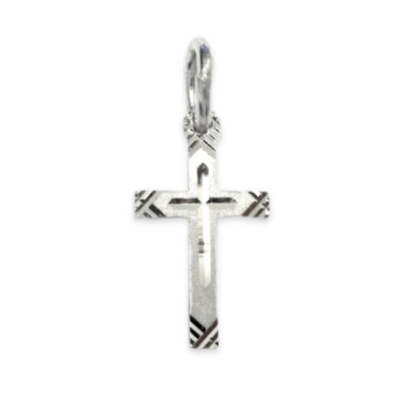 White Gold Cross Pendant