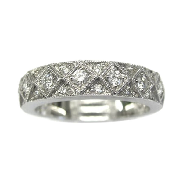 Ladies Diamond Wedding Band