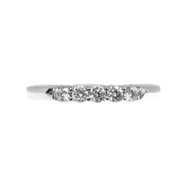 Ladies Diamond Wedding Band - Image 2